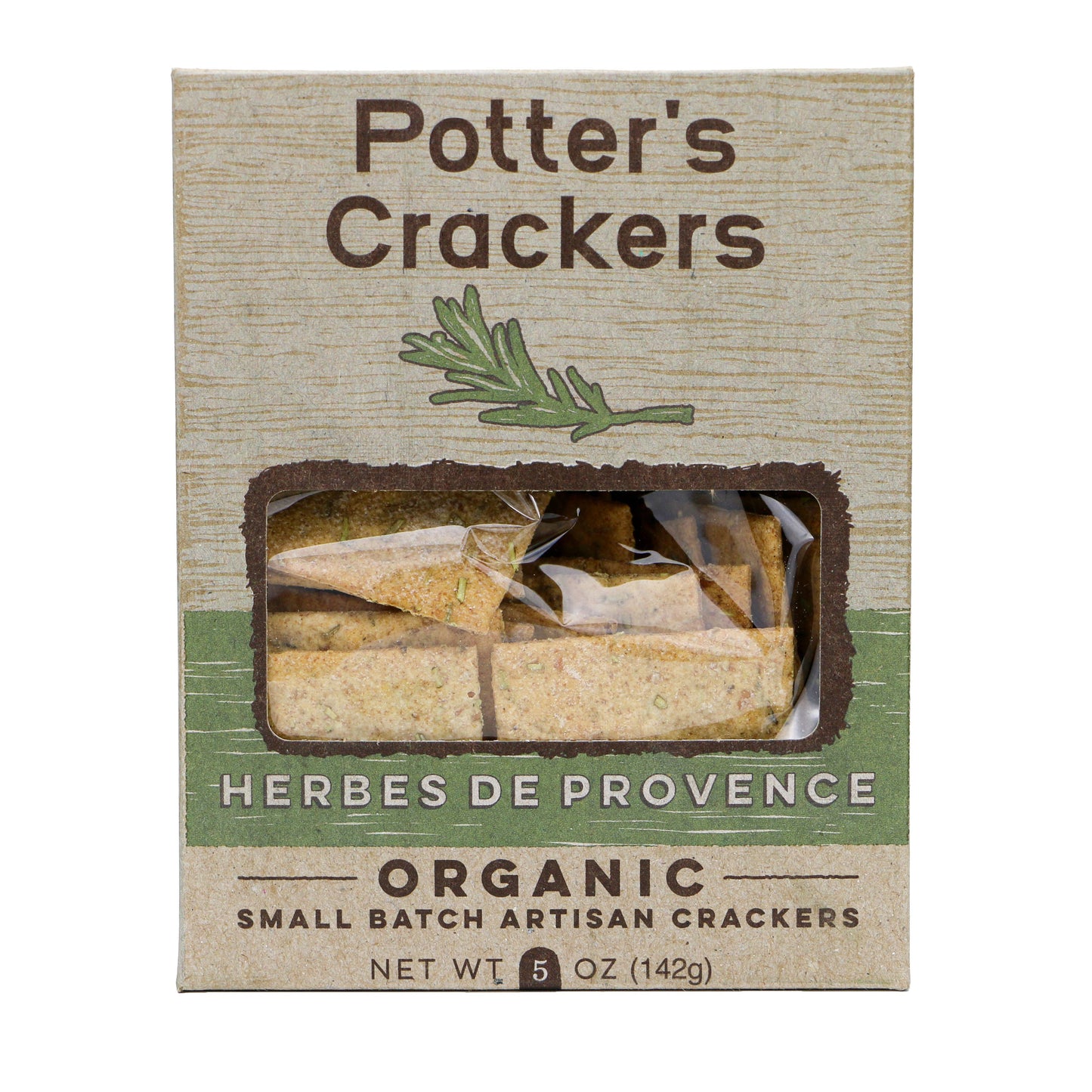 Potter's Crackers Organic Herbes de Provence Crackers - 5 oz 700