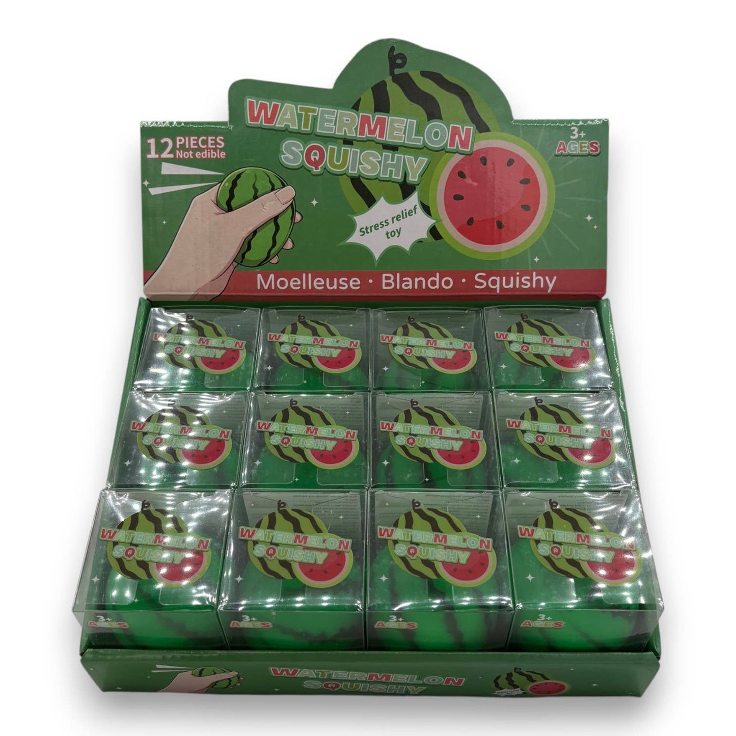 Watermelon Foam Squishy 12ct