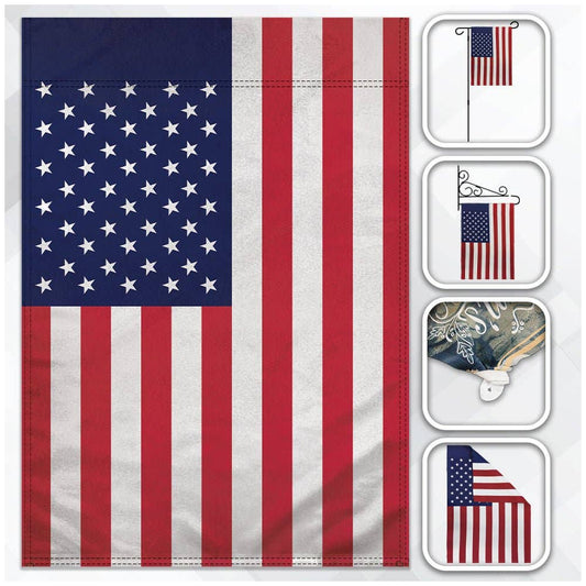 H&G Studios USA 12x18in Garden Flag