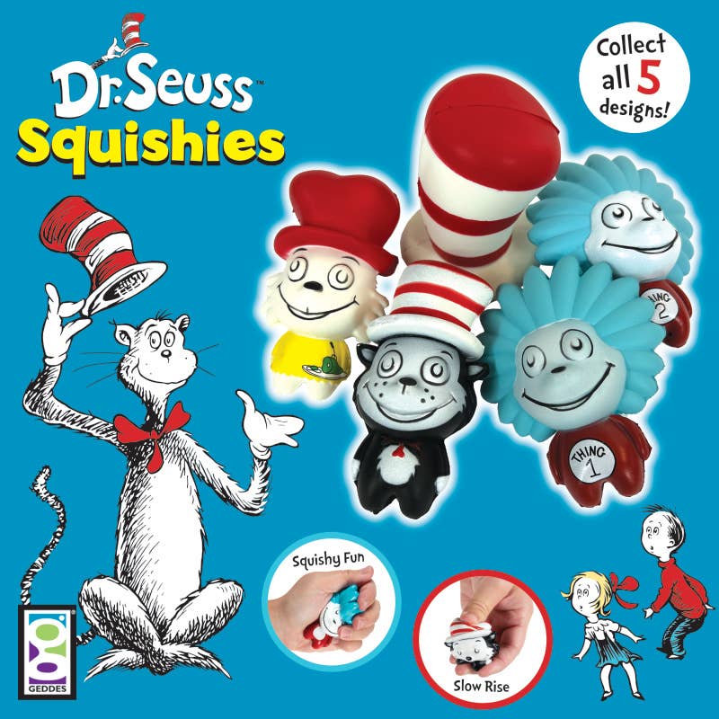 Dr Seuss Squishies  16/dsp