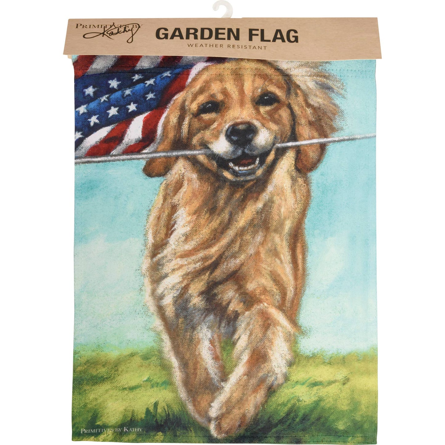 Running Dog Garden Flag