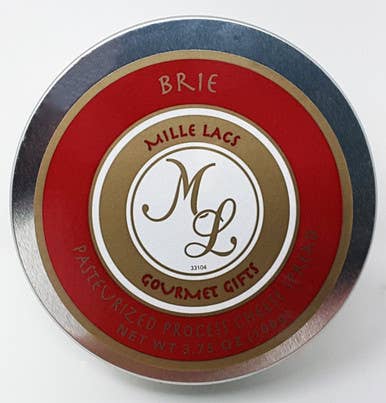 ML43104 3.75oz Mille Lacs Brie Cheese HOOP 700