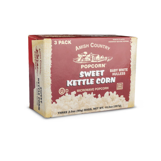 3pk Microwave Sweet Kettle Popcorn
