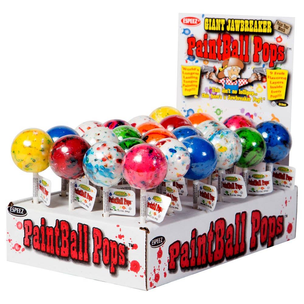 Paintball Pops, 2.12oz Pop, 24ct Display Case