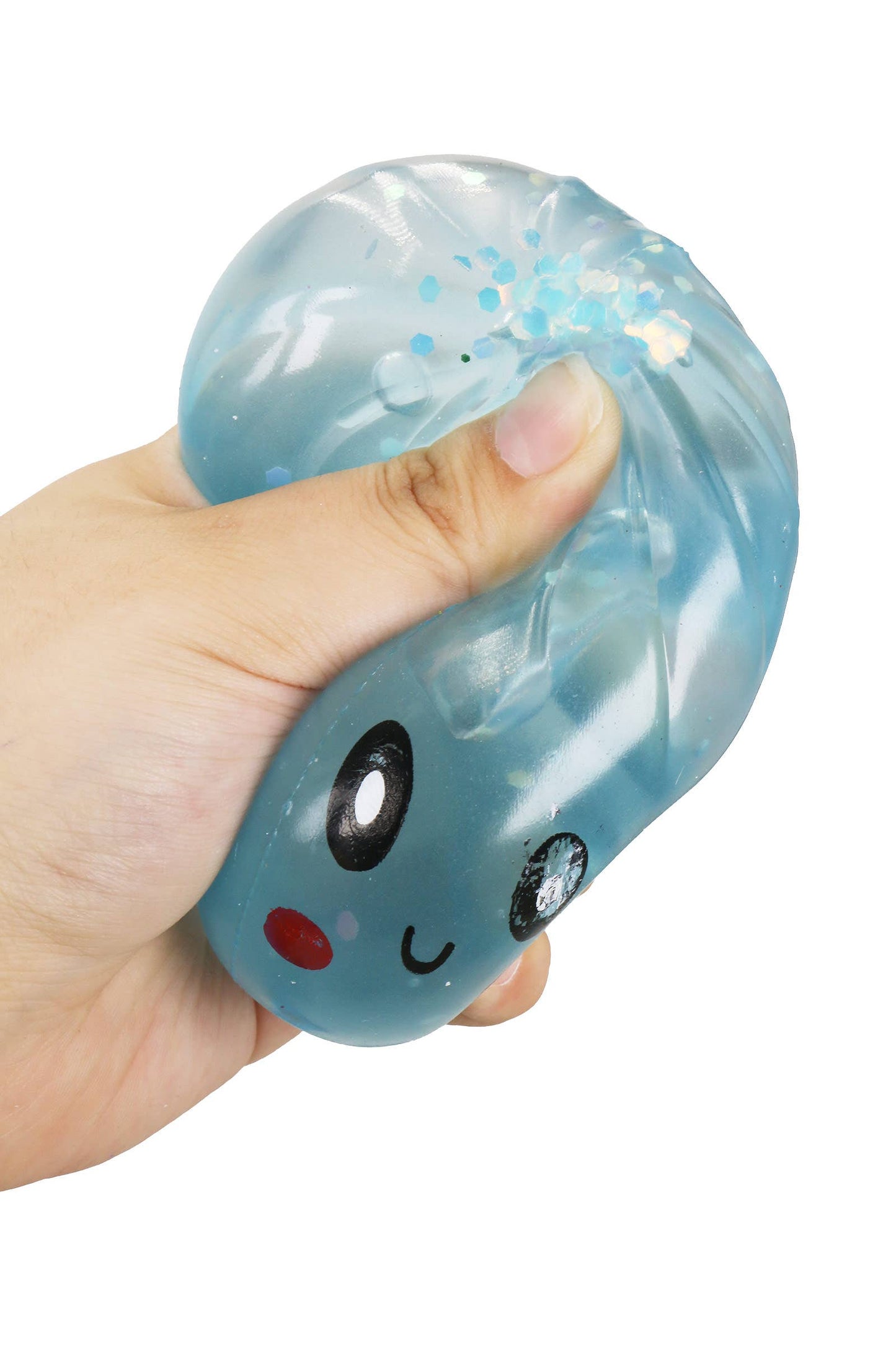 Neon Pastel Glow In Dark Jiggly Jelly Slime Dumpling Squishy 735