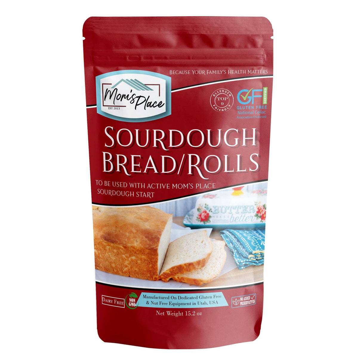 Gluten-Free Sourdough Bread or Rolls REFILL