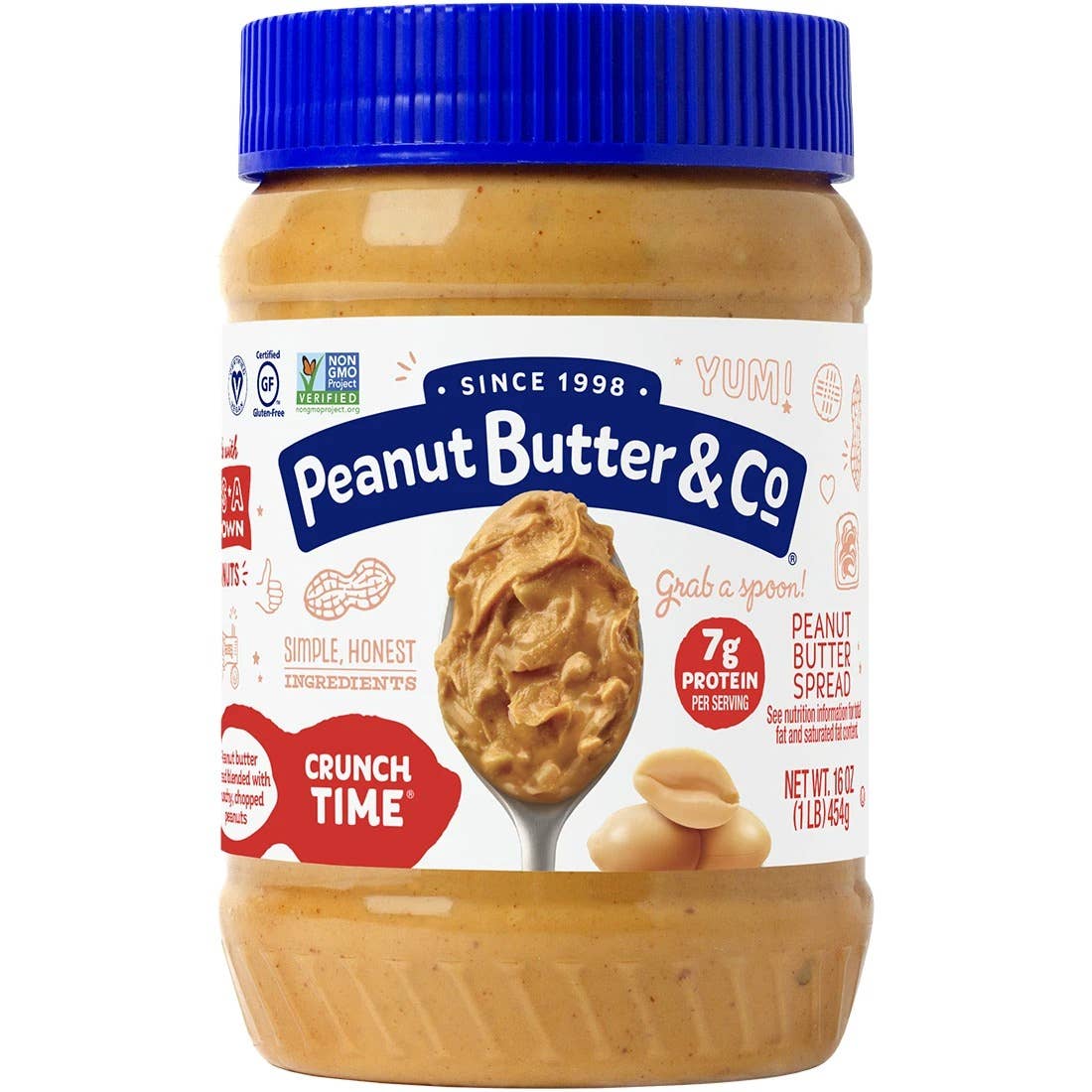 16 oz Peanut Butter & Co. Crunch Time