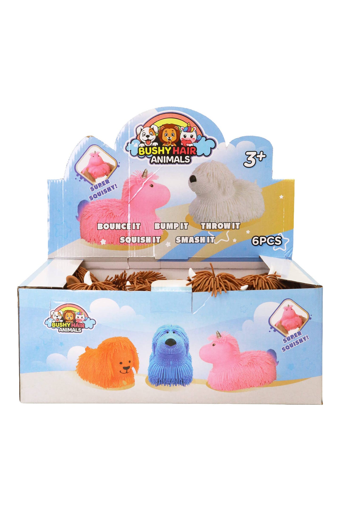 Jumbo Highland Cow Spiky Puffer Squishy - 735