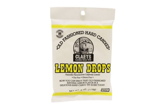 Claeys Old Fashioned Hard Candies Lemon Drops, 6oz