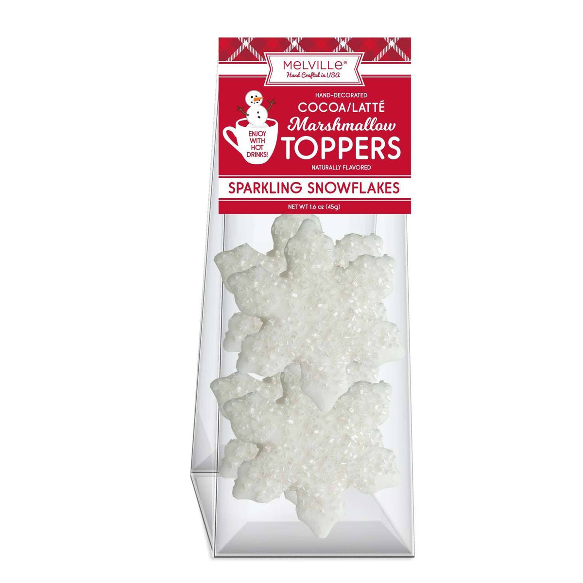 Crystal Snowflake Marshmallow Toppers