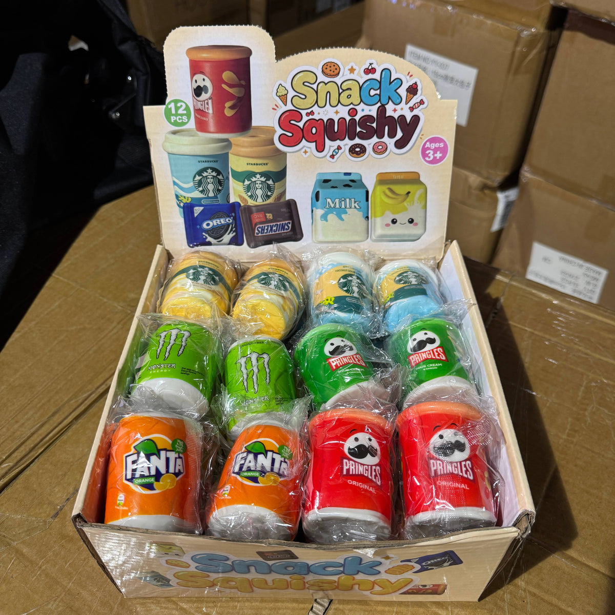 Assorted Foam Snacks and Drinks 735