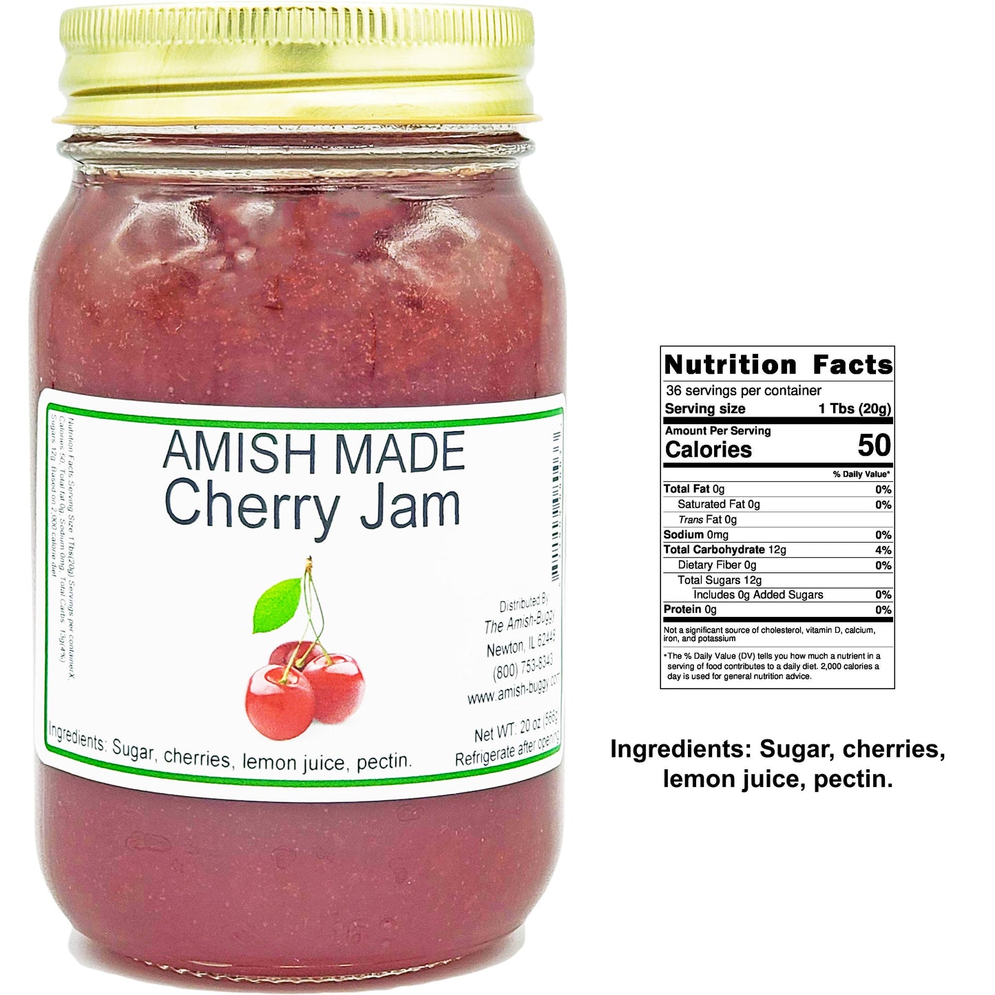Amish Made 16 oz. Jam & Jelly