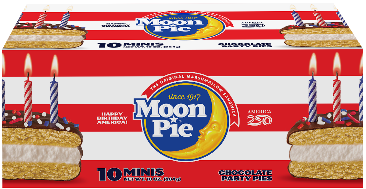 BAKERY FRESH America's Birthday MoonPies Chocolate