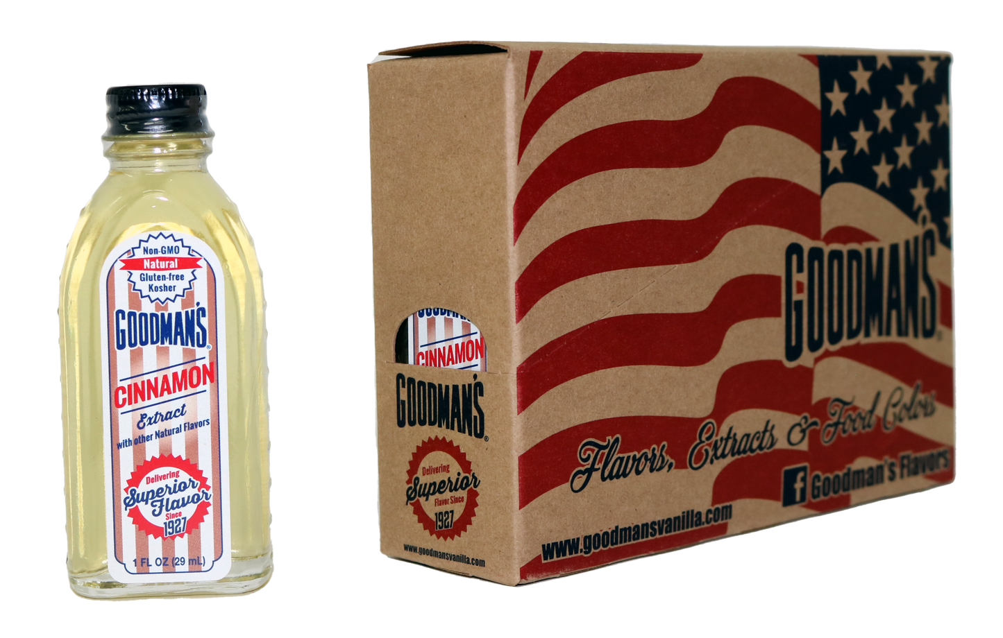 Goodman's Cinnamon Extract Natural 1oz