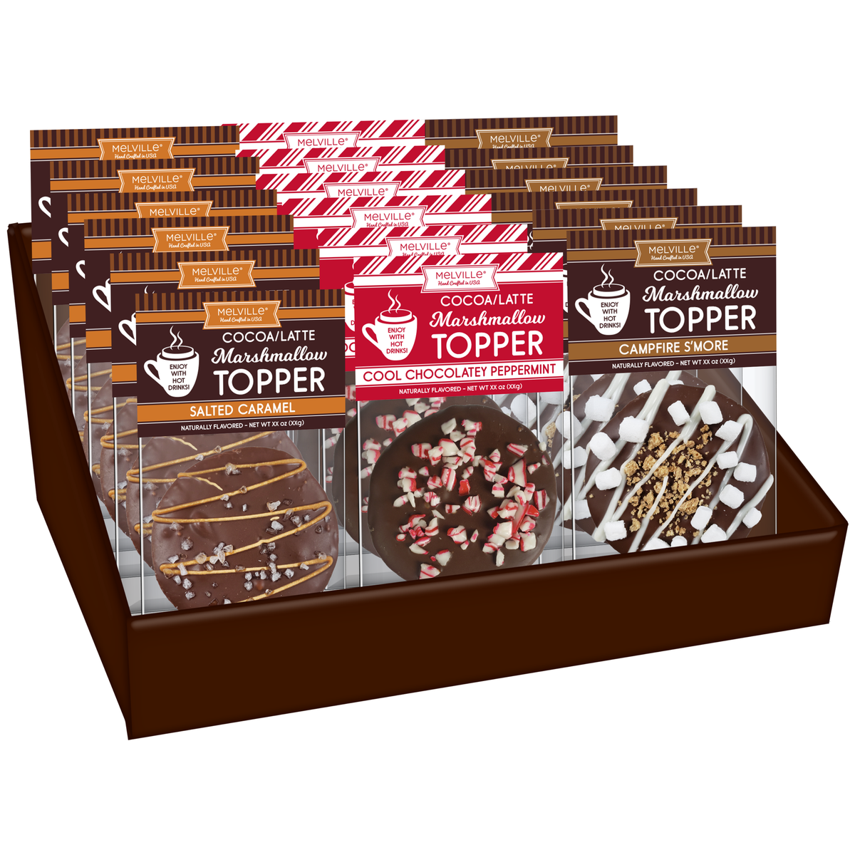 Chocolatey-Dipped Marshmallow Toppers - Assorted