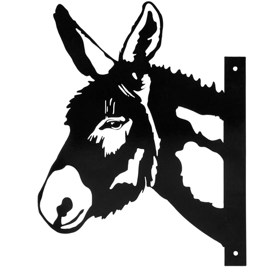 Outdoor Metal Mule Decor