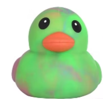 JUMBO TIE DYE DUCK SQUISHY