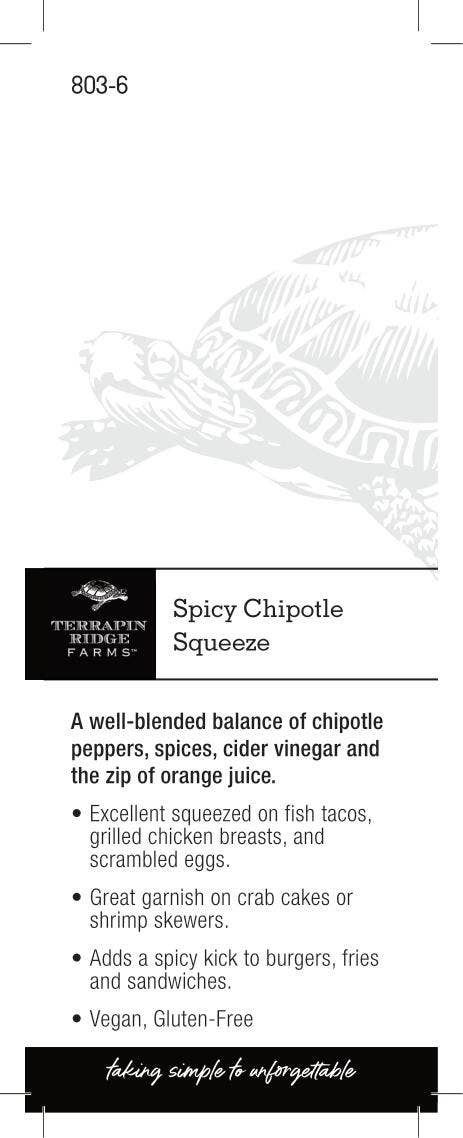 Shelf Talker Spicy Chipotle Squeeze
