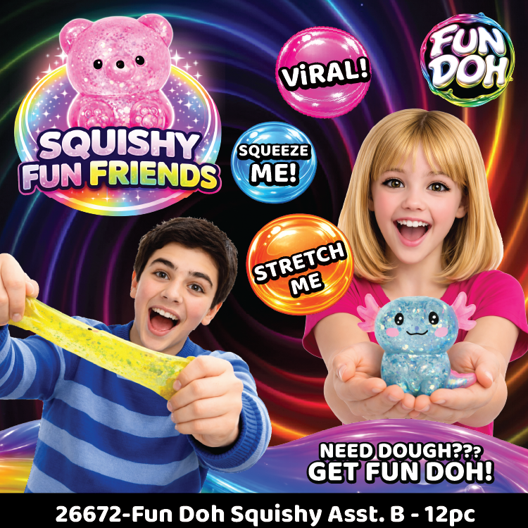 Fun Doh Squishy Gummy Fidget Toy