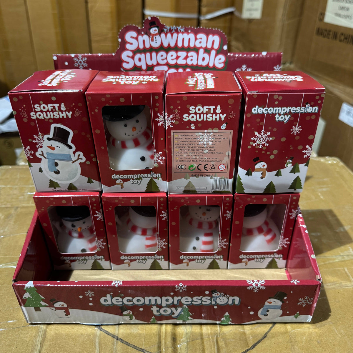 Christmas Themed Snowman Squishy 735
