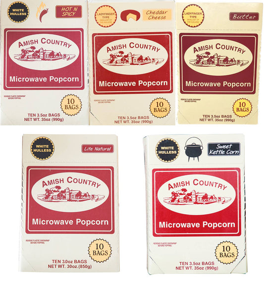 Mixed Case of 10pk Microwave Popcorn (6/10pk per case)