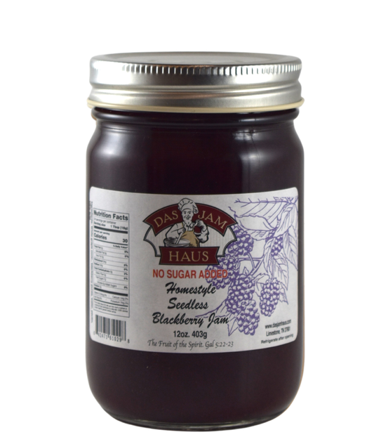 No Sugar Added Blackberry Seedless Jam