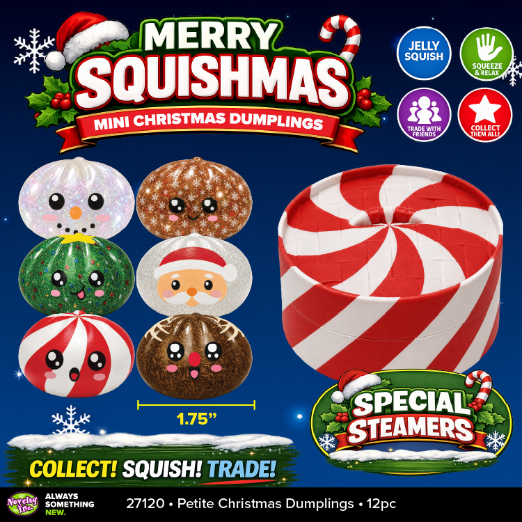 Fun Doh Petite (Mini) Squishy Christmas Dumplings735
