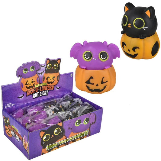Squeezy Fidget Bead Jack O Lantern Kids Toy