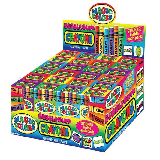 Magic Colors Bubble Gum Crayons, 735