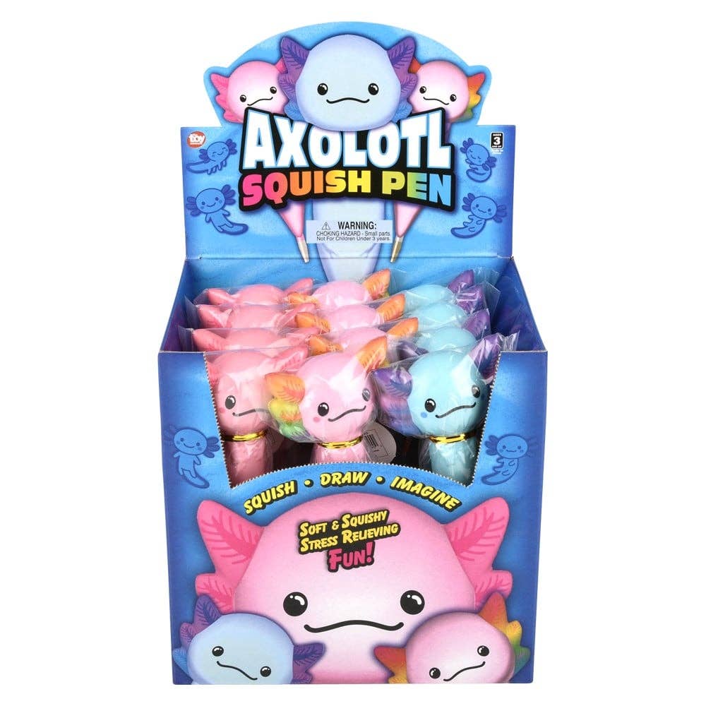 8.25" Squish Axolotl Pen 735