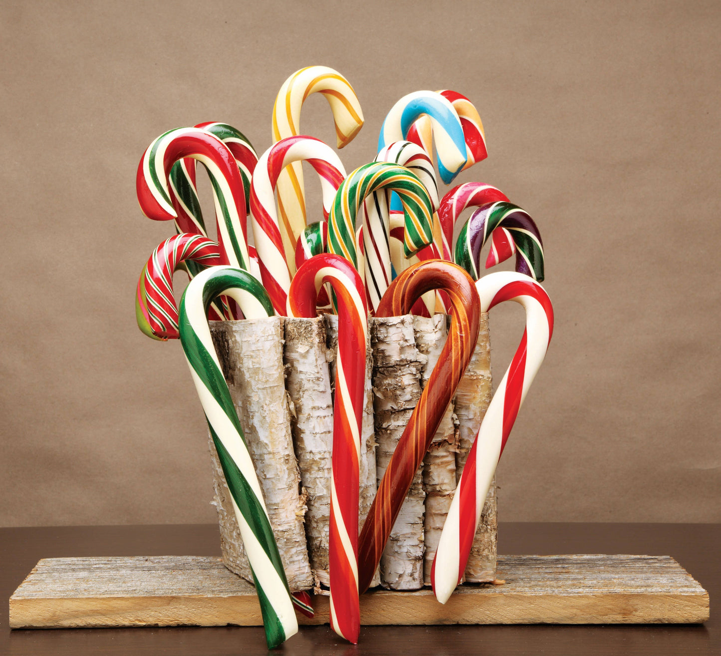 Hand-Spun Jumbo Candy Cane - Peppermint - 1.75 oz