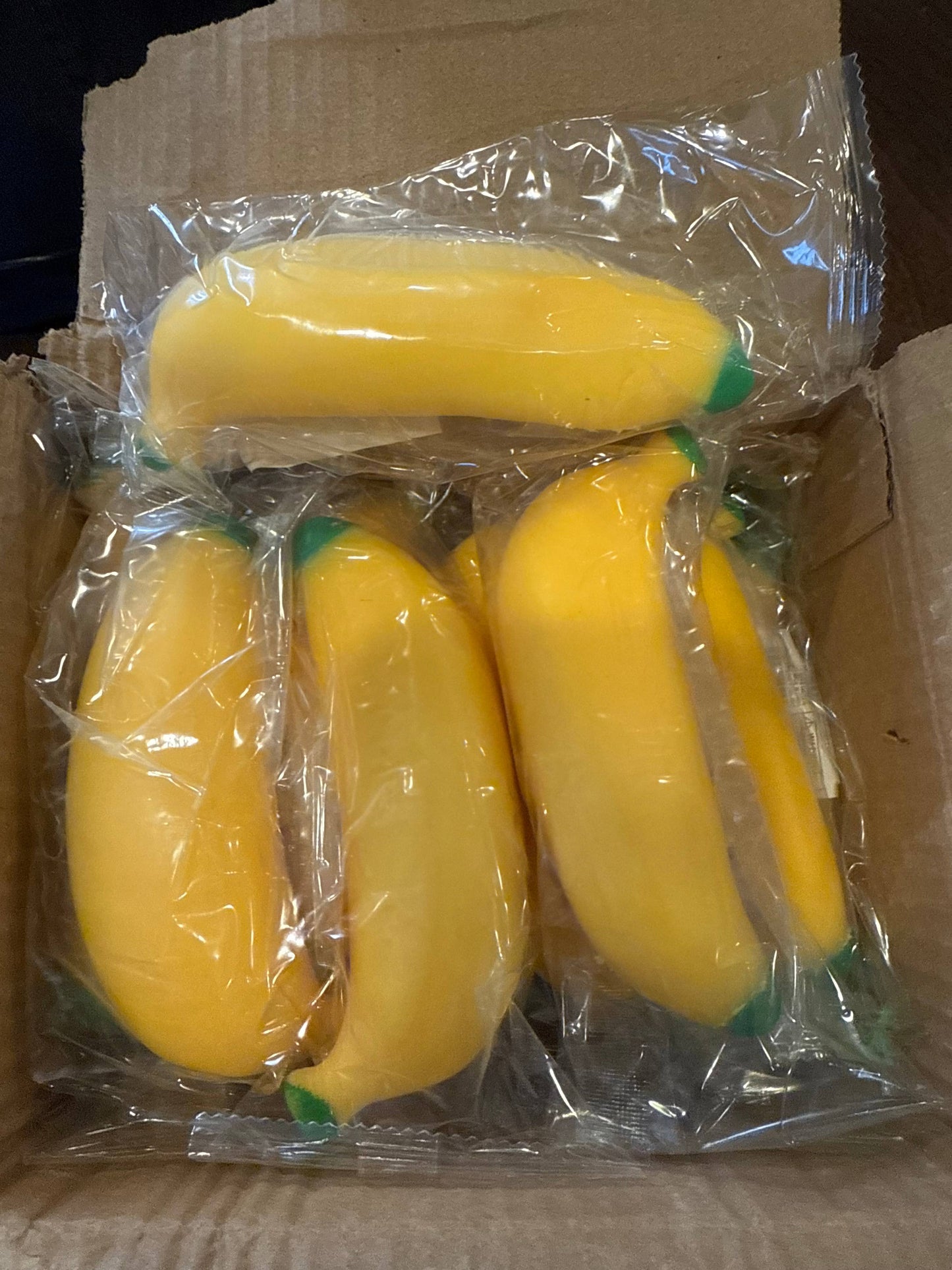 The Viral  Banana Sand Filled Squishy 5 inches 735