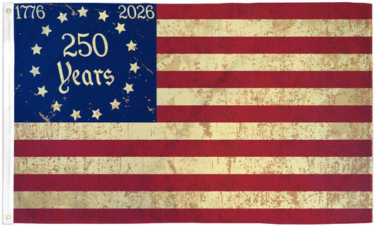 250 America Tea Stained 3x5ft Poly
