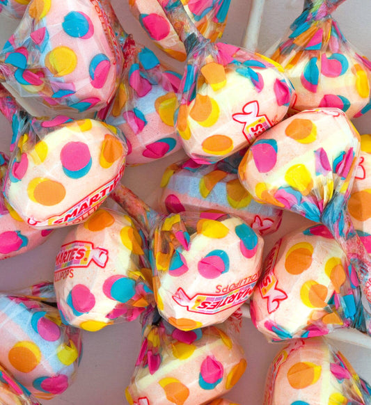 Smarties Lollipops, Wrapped Bulk, 5lb Bag