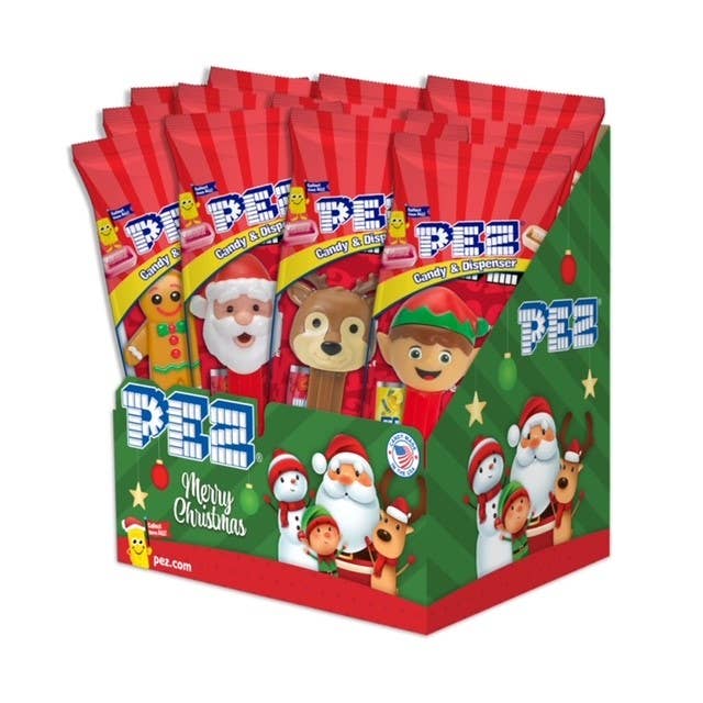 Pez Christmas Poly Bag Assortment, 12ct
