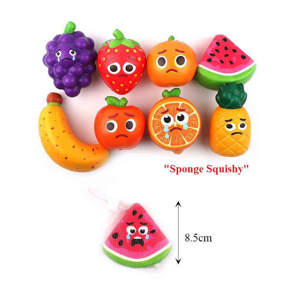 Fruit Character Squeeze Squishy Stress Relief Toy
