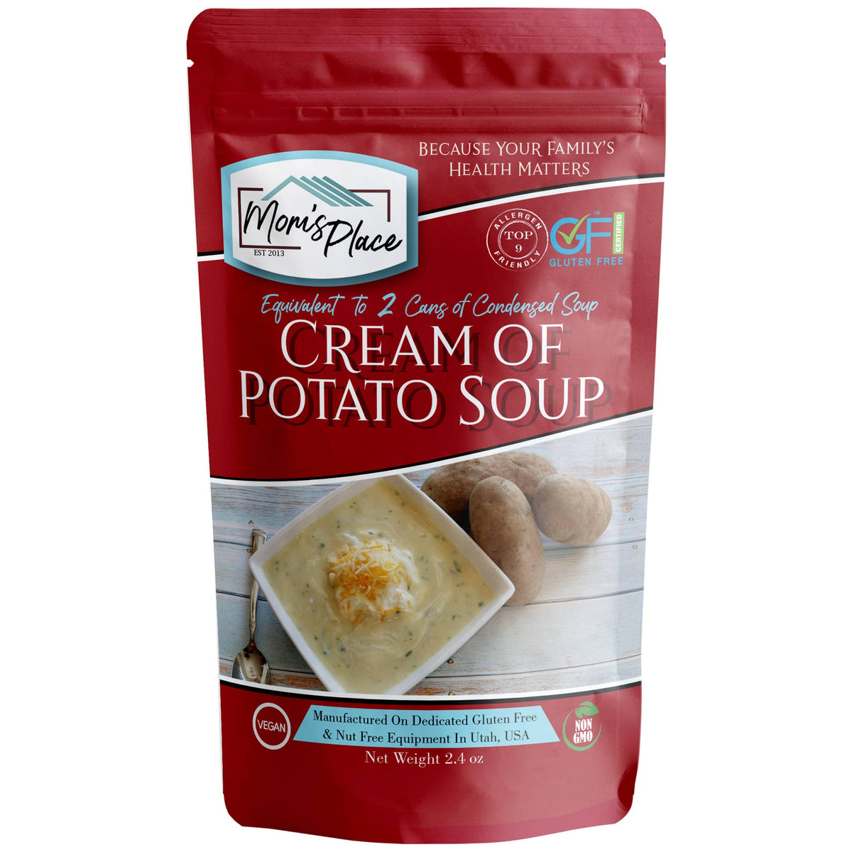 Gluten-Free Cream of Potato Soup Mix, Dairy-Free