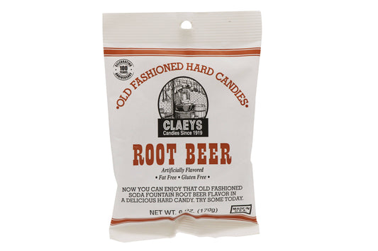 Claeys Old Fashioned Hard Candies Root Beer, 6oz