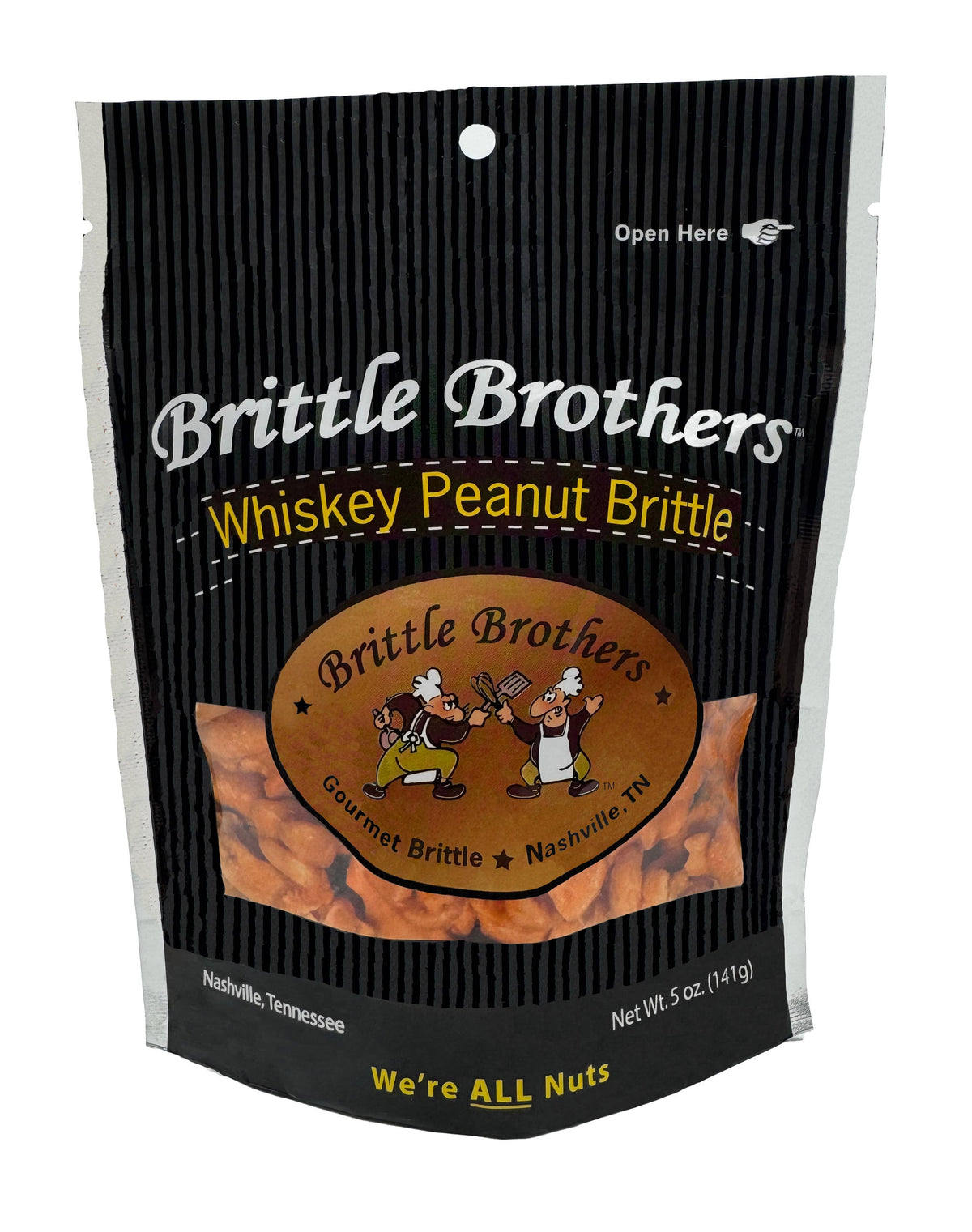 Brittle Brothers Whiskey Flavored Peanut Brittle