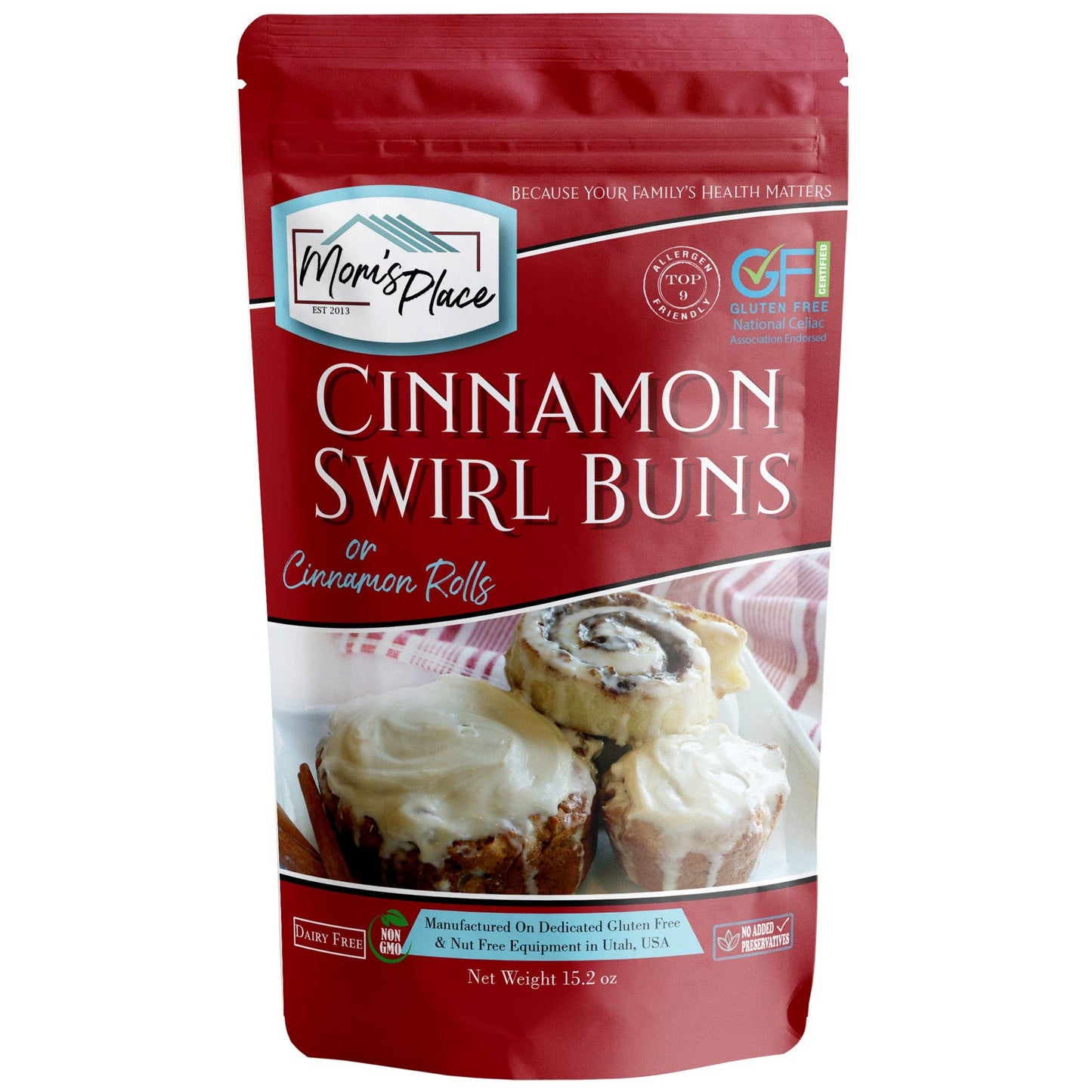 Gluten-Free Cinnamon Swirl Bun OR Cinnamon Roll Mix 700