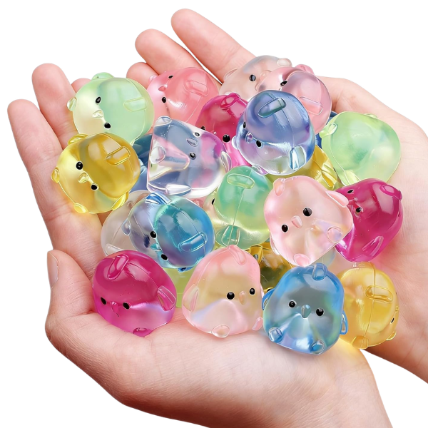 12pc Miniature Squishy Chickens 735