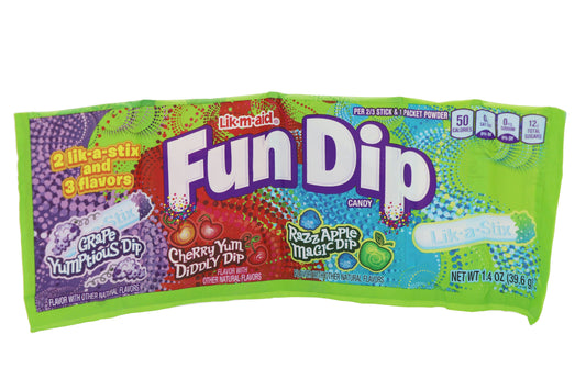 Fun Dip Candy Three Flavor Pack, 24ct