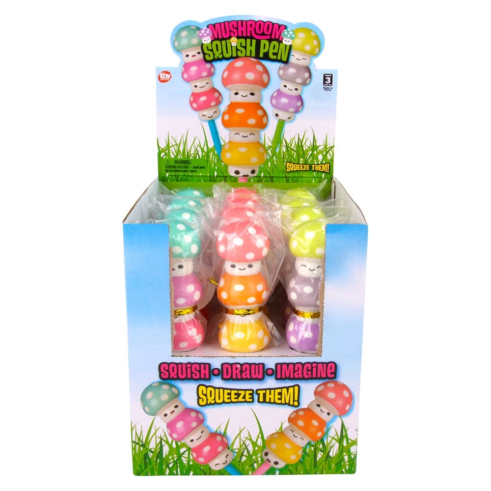 7" Squish Mushroom Pens - 735