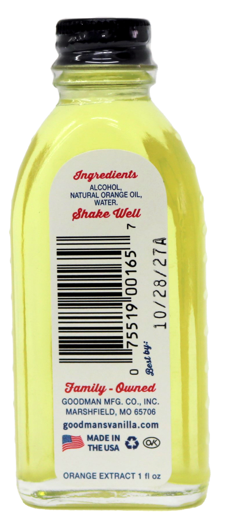Goodman's Orange Extract Pure 1oz