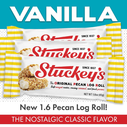 Vanilla Pecan Log Roll - 1.6 oz. (Single Serve Size)