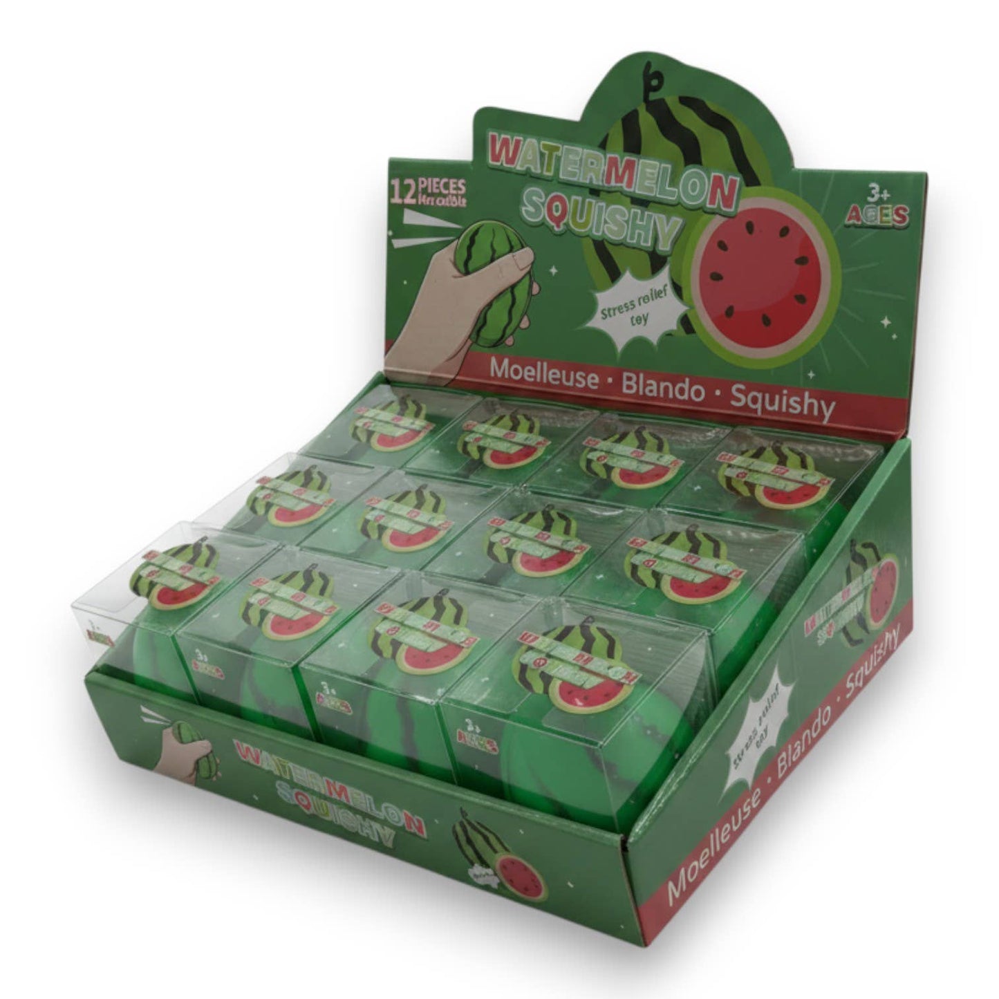 Watermelon Foam Squishy 12ct