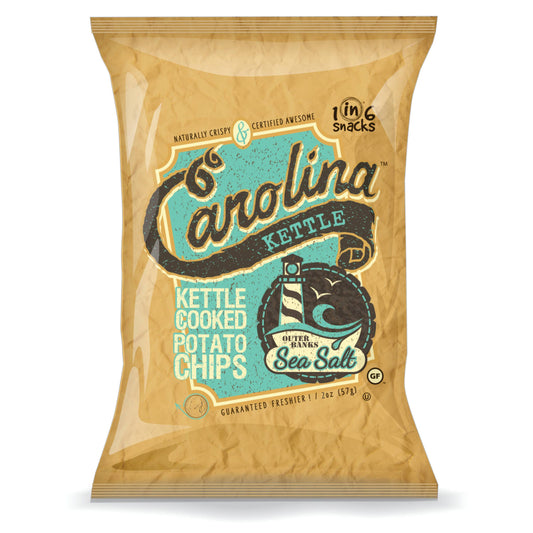Sea Salt Carolina Kettle Chips 2 oz  Case (20)
