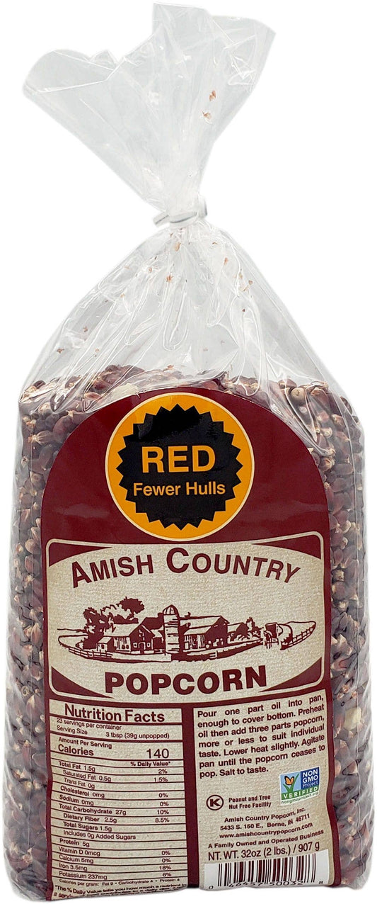 2lb Bag of Red Popcorn