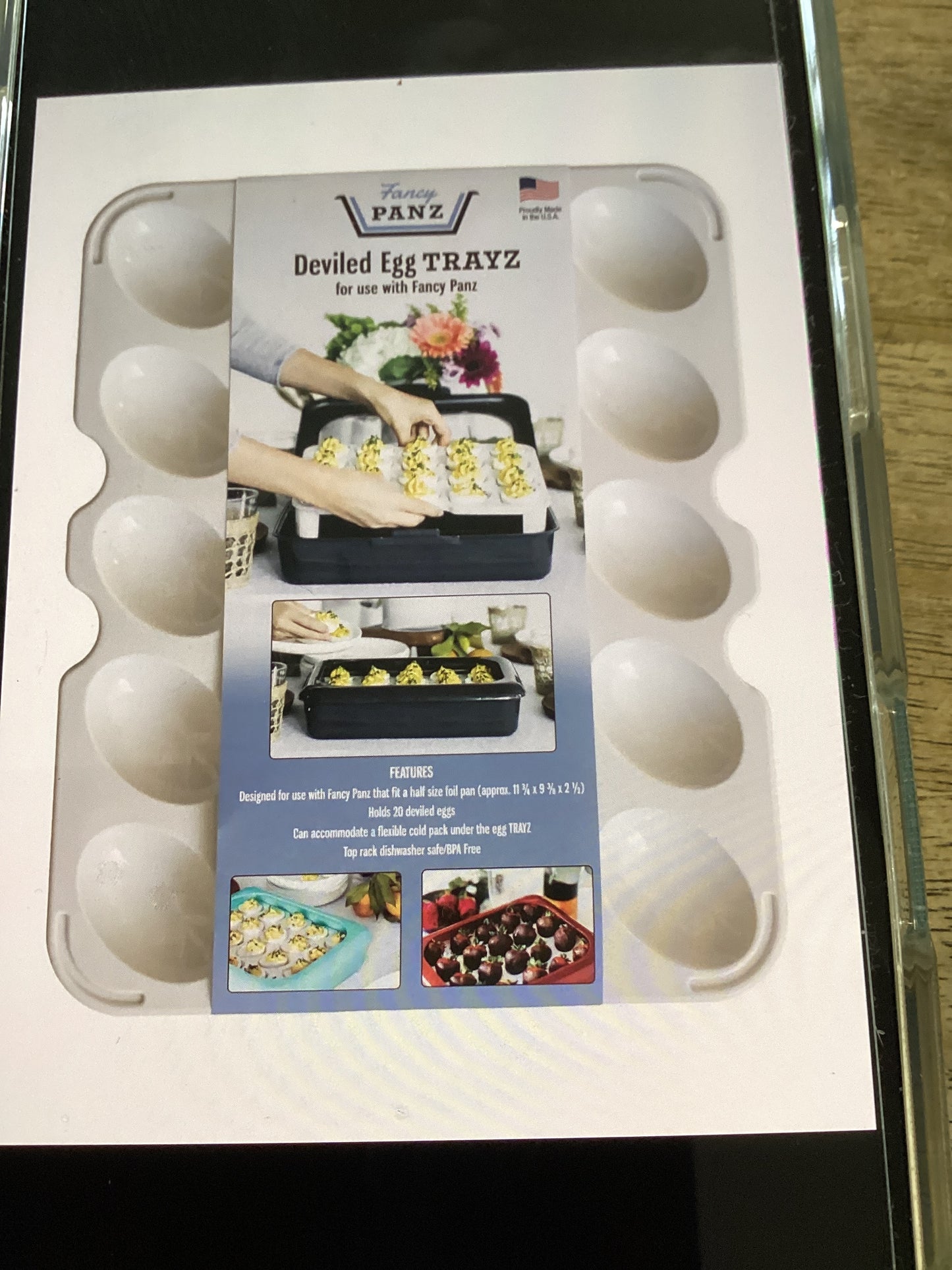 Fancy Panz egg tray. 219