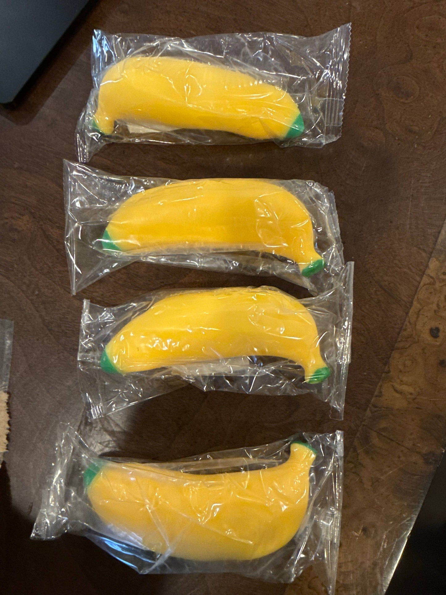 The Viral  Banana Sand Filled Squishy 5 inches 735